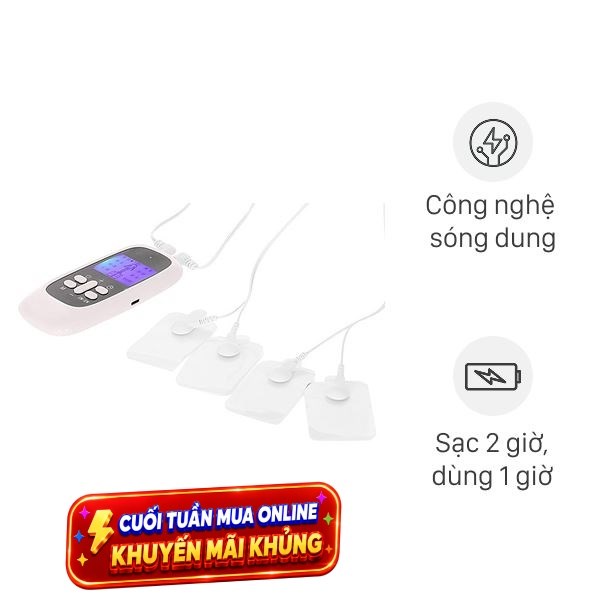 Máy massage xung điện 4 miếng dán Kachi MK46