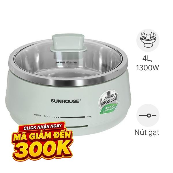 Nồi lẩu đa năng Sunhouse SHD4543 4 lít