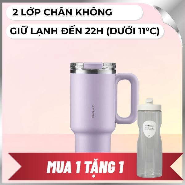 Bình giữ nhiệt nóng lạnh Inox 900 ml Lock&Lock LHC4397LVOL