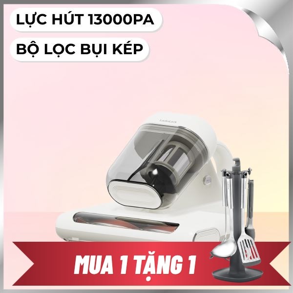 Máy hút bụi đệm giường Lock&Lock ENV818IVY