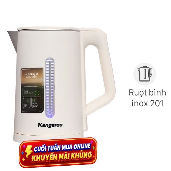 Bình đun siêu tốc Kangaroo 1.7 lít KGWK17P1G