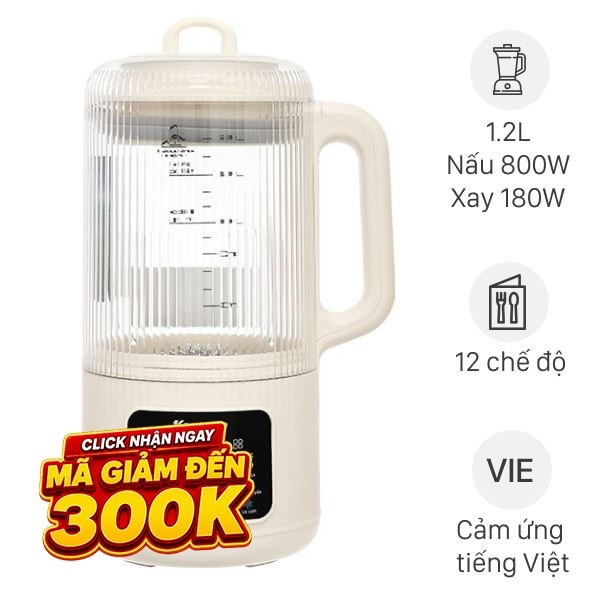 Máy làm sữa hạt đa năng Kangaroo KGHB12D1ECO