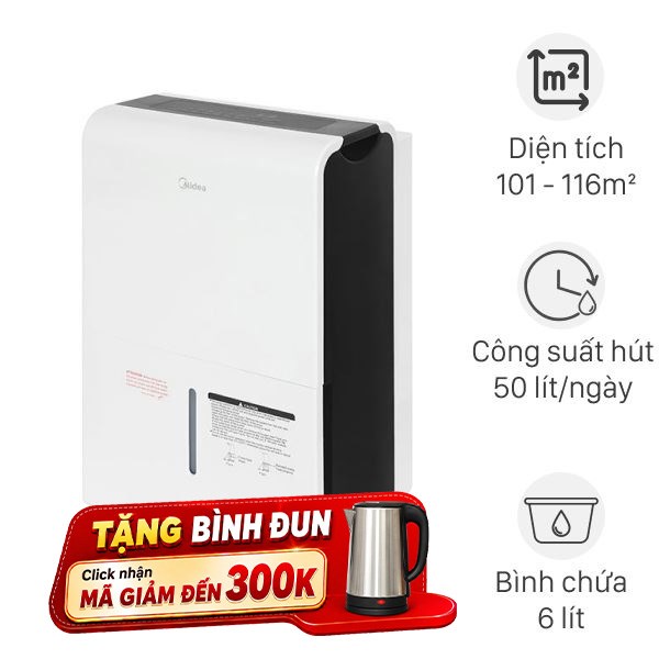 Máy hút ẩm Midea MDDP-50DEN7 850W
