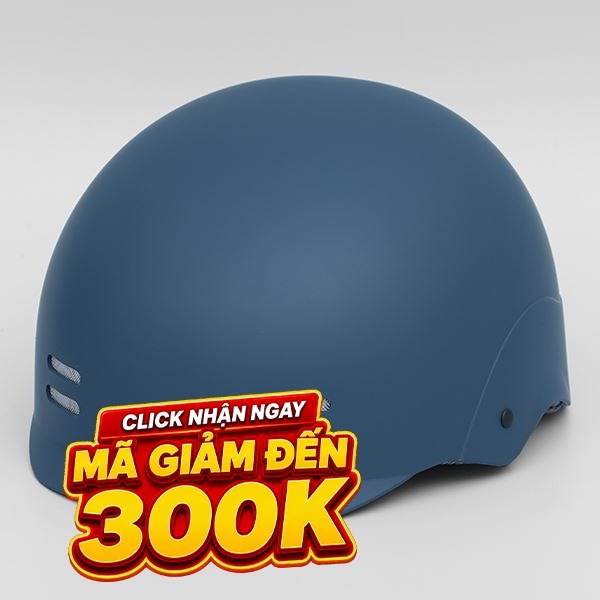 Mũ 1/2 size L Delites ATN52 xanh đậm