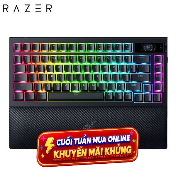 Bàn Phím Cơ Bluetooth Razer BlackWidow V4 Pro 75%