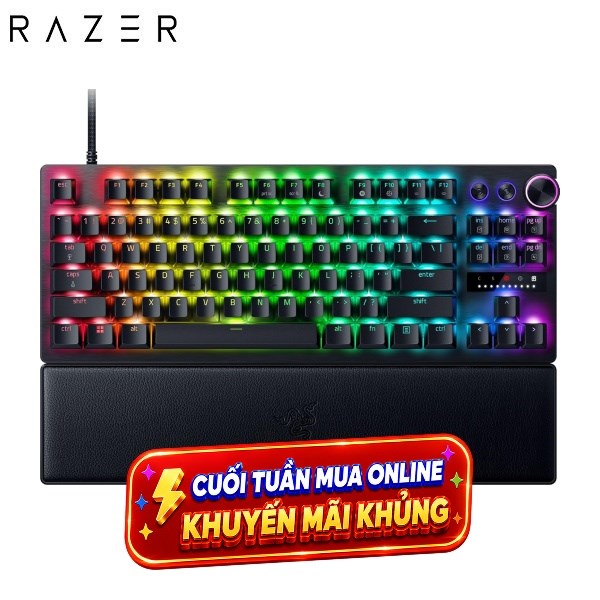 Bàn Phím Cơ Có Dây Gaming Razer Huntsman V3 Pro Tenkeyless