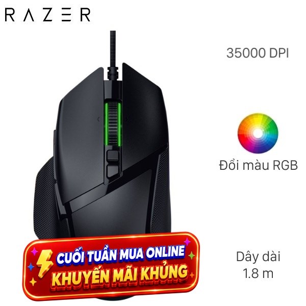 Chuột Có dây Gaming Razer Basilisk V3 35K