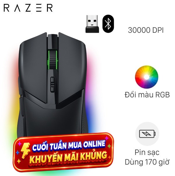 Chuột sạc Bluetooth Gaming Razer Cobra Pro