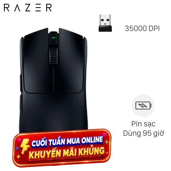 Chuột sạc Không dây Gaming Razer Viper V3 Pro