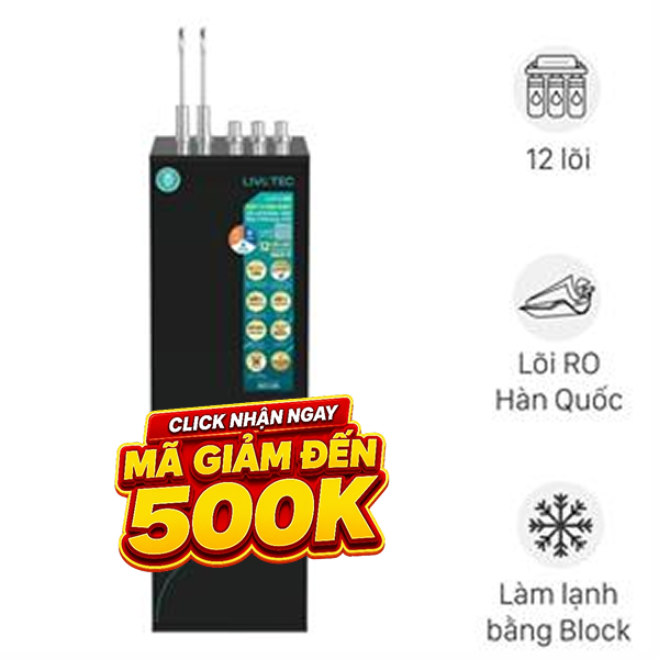 Máy lọc nước RO nóng nguội lạnh Hydrogen Livotec 828