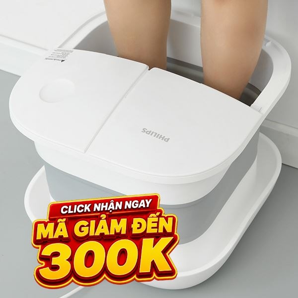 Bồn ngâm massage chân Philips PPM6502