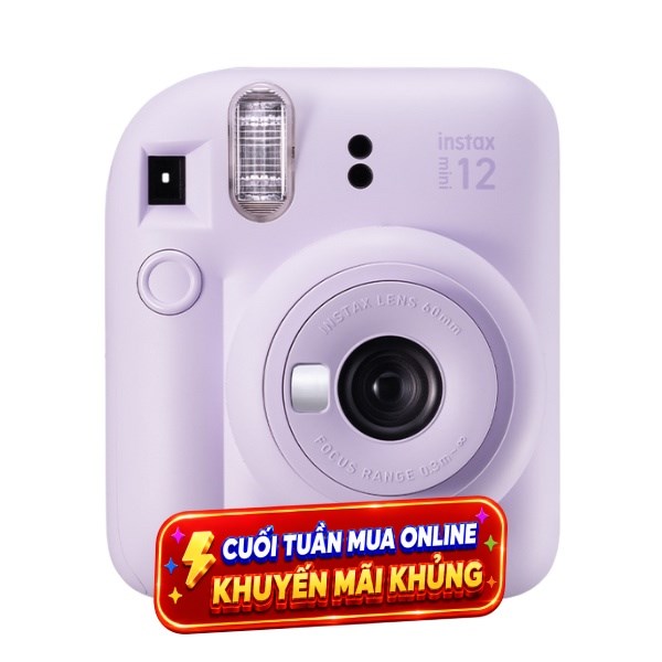 Máy chụp ảnh lấy liền Fujifilm Instax Mini 12 Tím Pastel