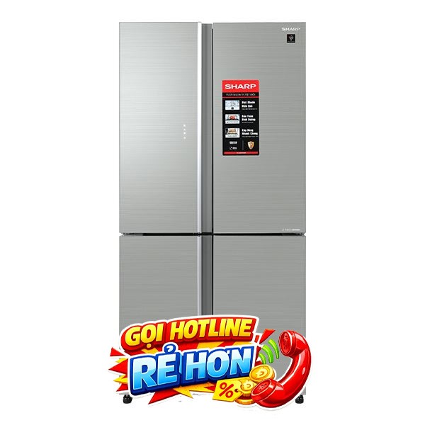 Sharp Inverter 572 lít SJ-FXP650VG-SL