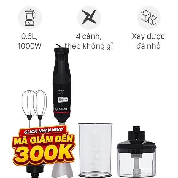 Máy xay cầm tay Bosch MSM4B624