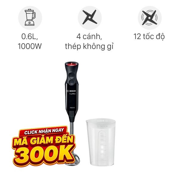 Máy xay cầm tay Bosch MS6CB6110