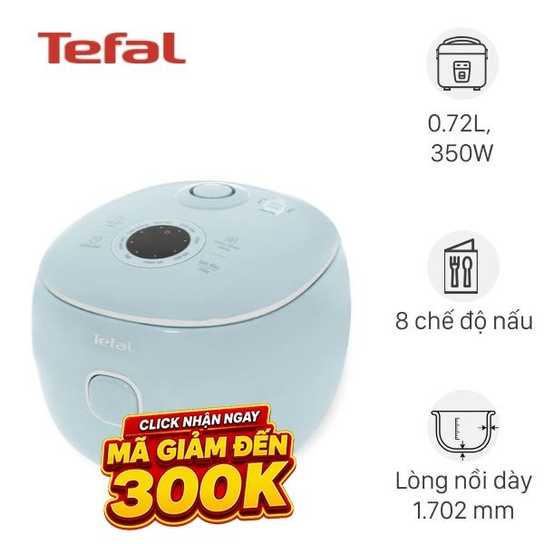 Nồi cơm điện tử Tefal 0.72 lít RK5354Y0