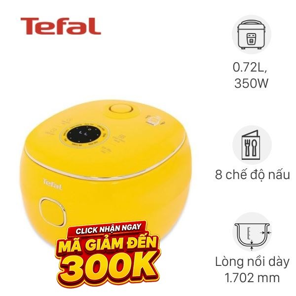 Nồi cơm điện tử Tefal 0.72 lít RK5352Y0