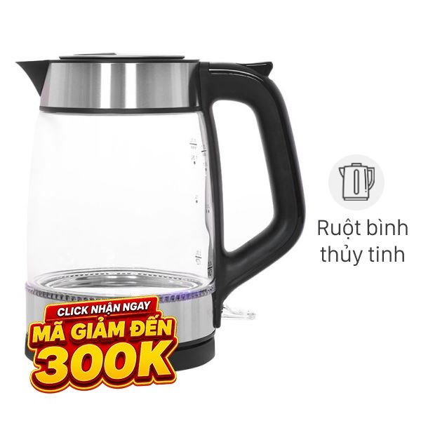 Bình đun siêu tốc Tefal 1.7 lít KI605830