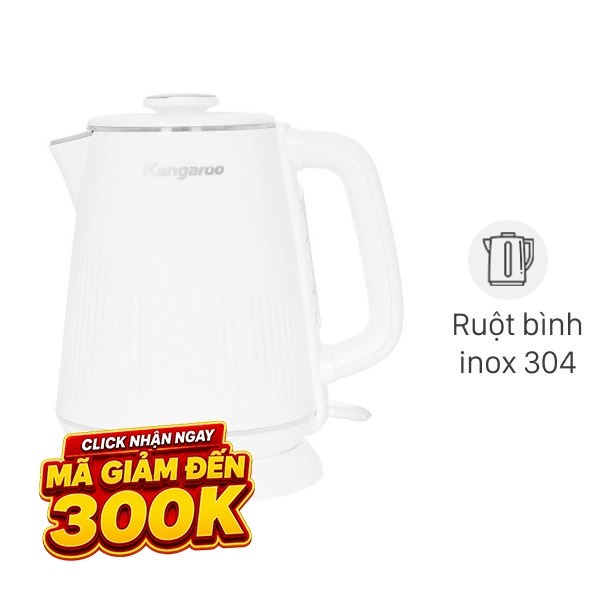 Bình đun siêu tốc Kangaroo 1.8 lít KGWK18L1G