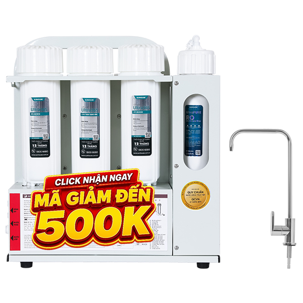 Máy lọc nước RO Hydrogen Sunhouse SHA8356U