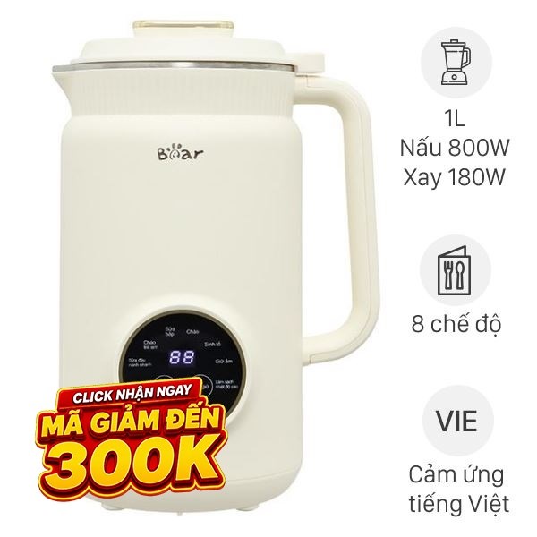 Máy làm sữa hạt đa năng Bear SMM-4H06S