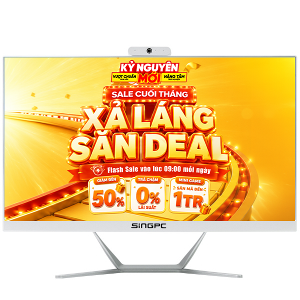 SingPC AIO M24N18M2-W N100 23.8 inch