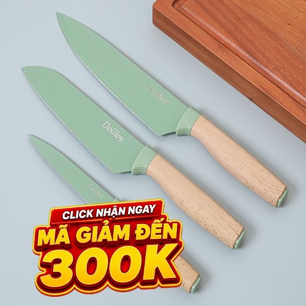 Bộ dao inox Delites LK-2660