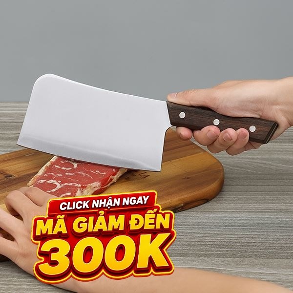 Dao chặt inox Delites CF7438