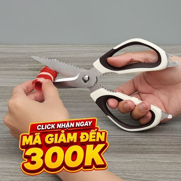 Kéo nhà bếp thép không gỉ 3Cr13 Delites CF7440