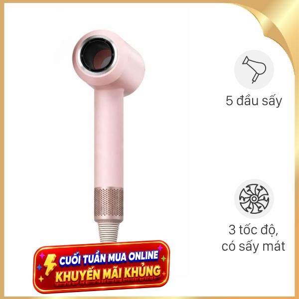 Máy sấy tóc LEAFLESS L01 - Hồng