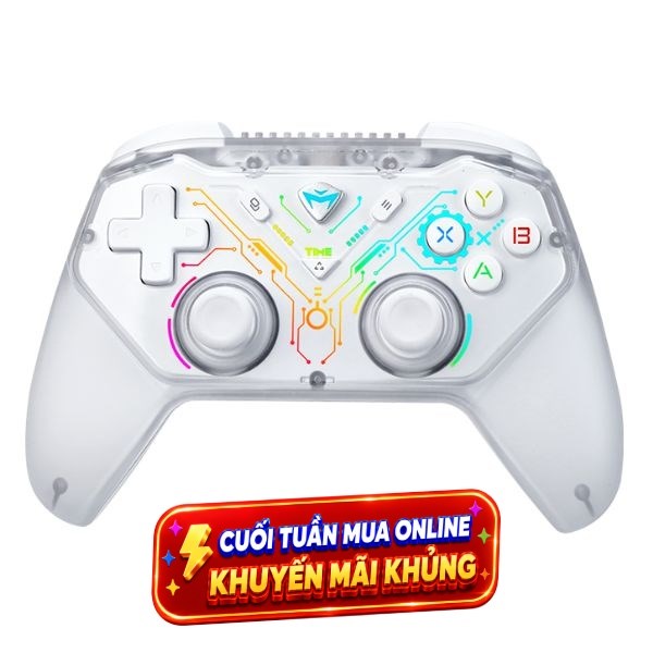Tay cầm chơi game Machenike Trắng G3s