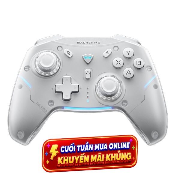 Tay cầm chơi game Machenike Trắng G5 Pro