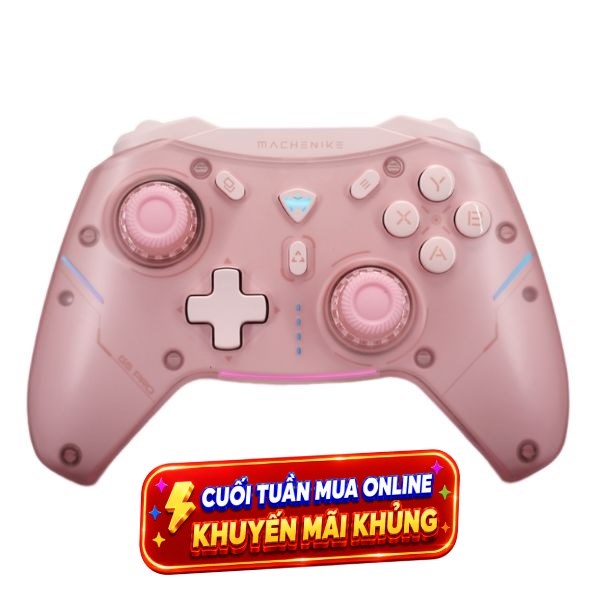 Tay cầm chơi game Machenike Hồng G5 Pro Max