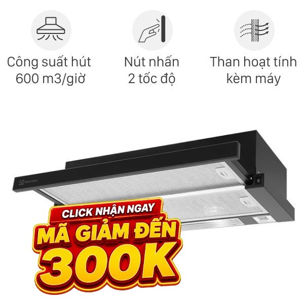 Máy hút mùi âm tủ Electrolux ECP7311GB