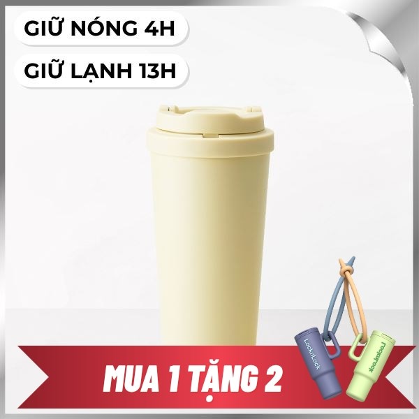 Ly giữ nhiệt Inox 550 ml Lock&Lock LHC3249YELS01