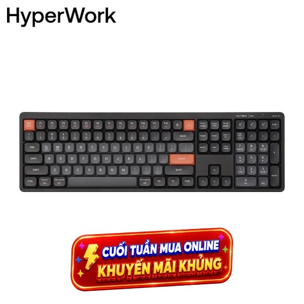 Bàn Phím Bluetooth HyperWork SilentKey