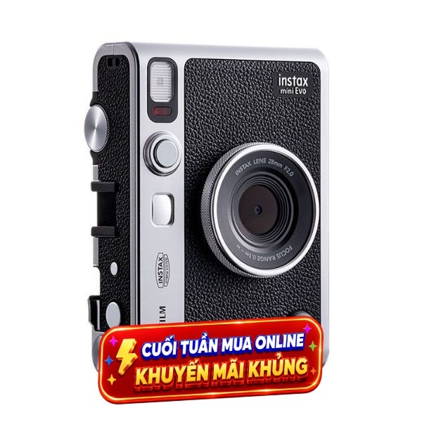 Máy chụp ảnh lấy liền Fujifilm Instax Mini Evo Đen