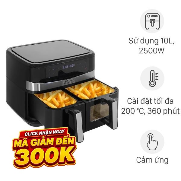 Nồi chiên không dầu Sunhouse 10 lít SHD4098