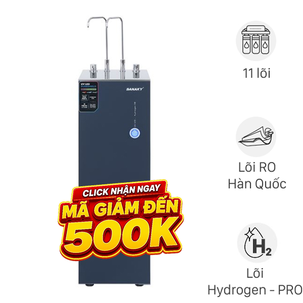 Máy lọc nước RO nóng nguội Hydrogen Sanaky SNK-TV2HK40