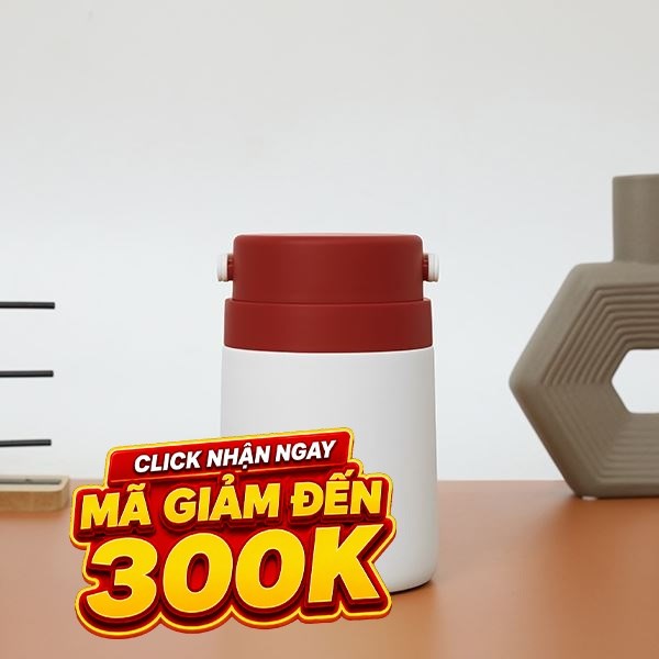 Hộp thức ăn giữ nhiệt Inox 700 ml Lock&Lock HC8042RED