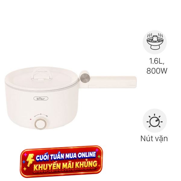 Nồi lẩu đa năng Bear MC-4H16G 1.6 lít