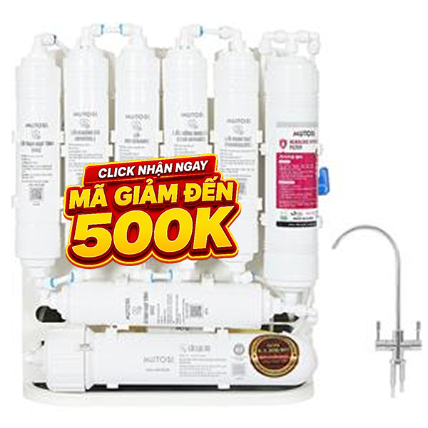 Máy lọc nước RO Hydrogen ion kiềm Mutosi MP-U28H