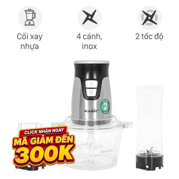 Máy xay thịt đa năng Magic Eco AC-17 500W 2 lít