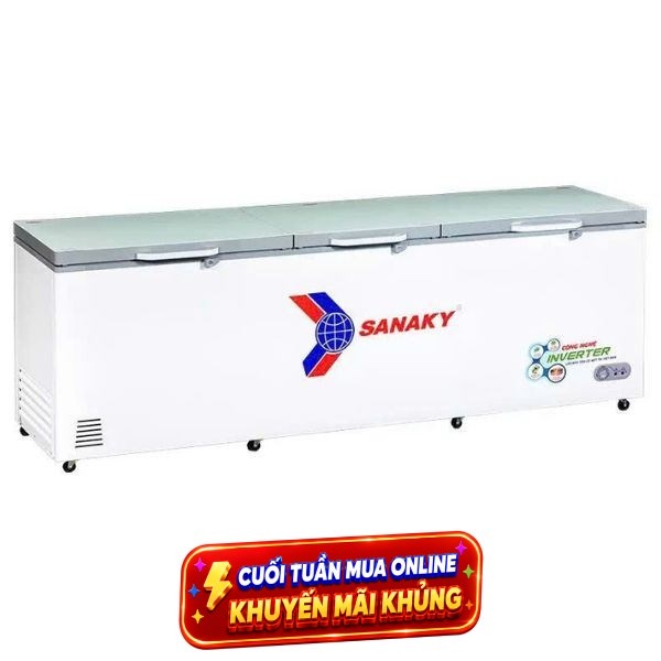 Tủ đông Sanaky Inverter 900 lít VH-1199HY4K