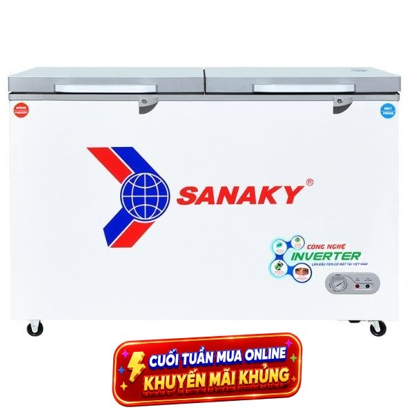 Tủ đông Sanaky Inverter 365 lít VH-5699W4K