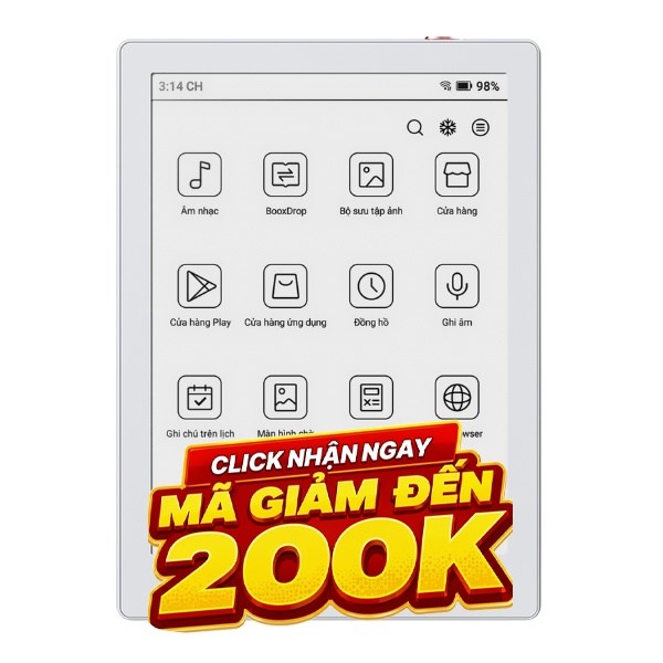 Combo máy đọc sách Boox Savi 6