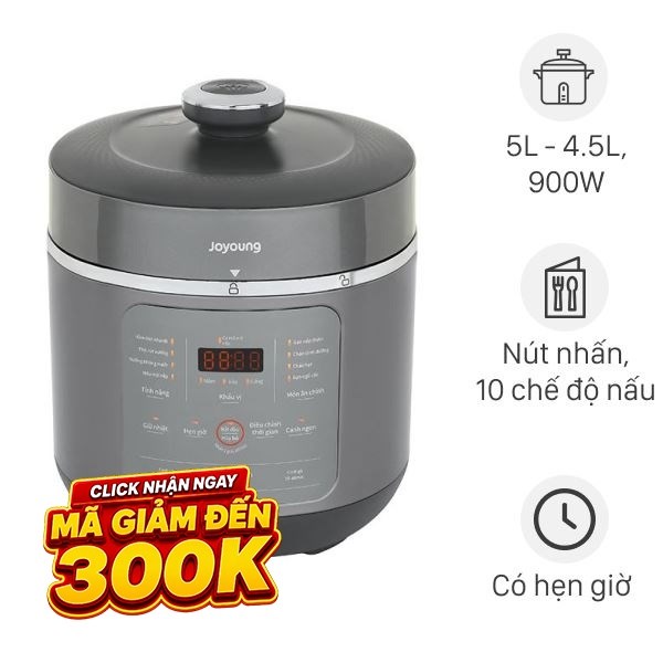 Nồi áp suất điện Joyoung 5 lít - 4.5 lít JHPC-5039