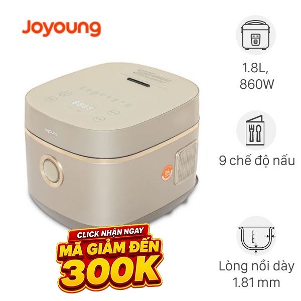 Nồi cơm điện tử Joyoung 1.8 lít JNRC-502