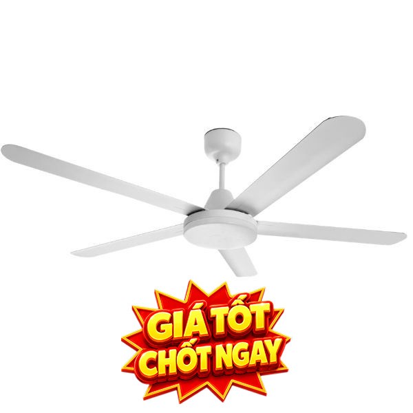 Quạt trần Rapido 5 cánh RCF-5W AL56 64W