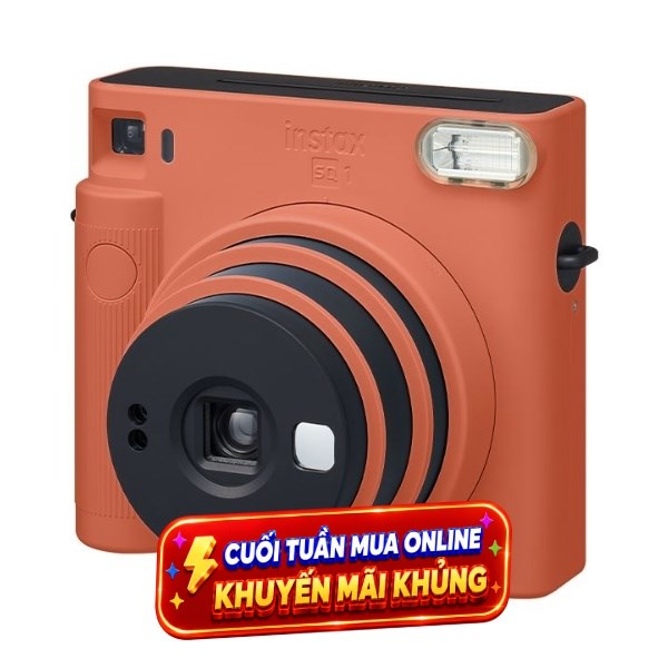 Máy chụp ảnh lấy liền Fujifilm Instax Square SQ1 Terracotta Orange